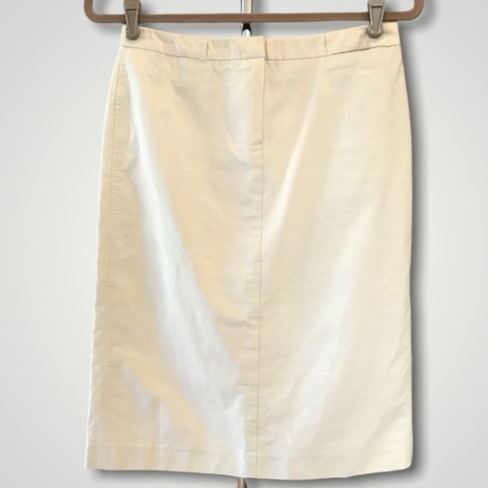 JIL SANDER Vintage pencil skirt khaki tan small